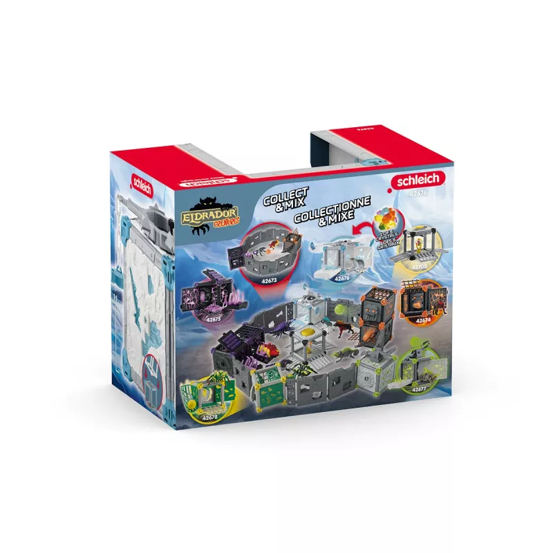 schleich BattleCave Αρουραίος του πάγου, τέρατα και δράκοι, BattleCave, 7 ετών, πολύχρωμο, πλαστικό
