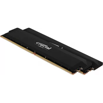MICRON / CRUCIAL Μνήμη - Crucial Pro - DDR5-6000 32GB Kit (16GBx2) UDIMM: OC Gaming Μαύρο