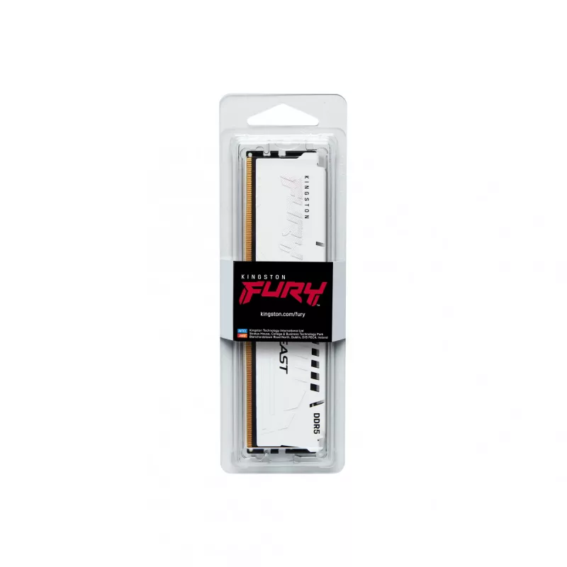 Kingston Technology FURY Beast 32GB 6400MT/s DDR5 CL32 DIMM Λευκό EXPO