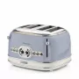 Ariete 156 Τοστιέρα Vintage 4 θέσεων, 1600 Watt, 6 βαθμίδες φρυγανίσματος, ανοξείδωτο χάλυβας βαμμένο σε παστέλ μπλε, χωρίς καλαθάκια σάντουιτς. Μπλε