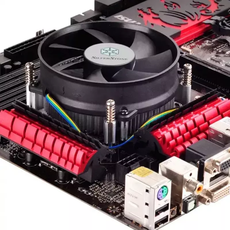 Cooler Silverstone NT09-115X Ψύκτρα επεξεργαστή 9,2 cm Αλουμίνιο