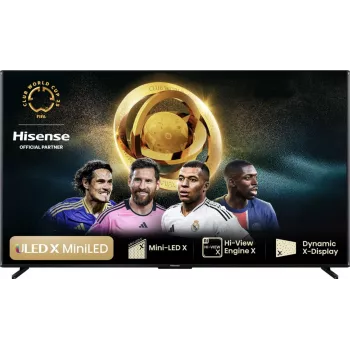 Hisense 85UXNQ τηλεόραση QLED 4K Ultra HD 215 cm (85 ιντσών), 120 Hz, AMD FreeSync, τριπλός δέκτης, μαύρη