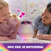 Hatchimals Alive Mystery Hatch Pufficorn Spinmaster μπαταρία AA ροζ λευκό