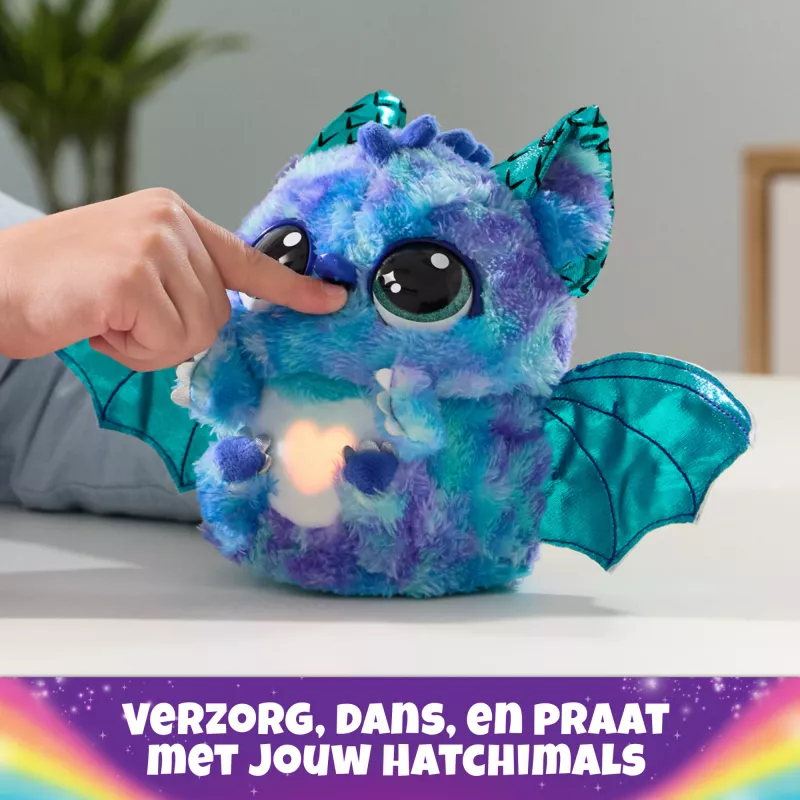 Hatchimals Alive Mystery Hatch Draggle Spinmaster ροζ λευκό AA