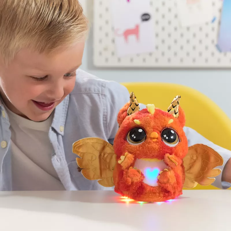 Hatchimals Alive Mystery Hatch Draggle Spinmaster ροζ λευκό AA