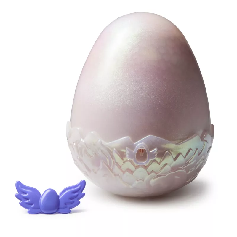 Hatchimals Alive Mystery Hatch Draggle Spinmaster ροζ λευκό AA