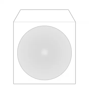 Θήκη Sleeve MediaRange BOX62 θήκη οπτικού δίσκου για 1 δίσκο λευκό