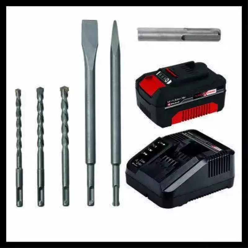 Περιστροφικό σφυρί Einhell HEROCCO Kit +5 SDS Plus