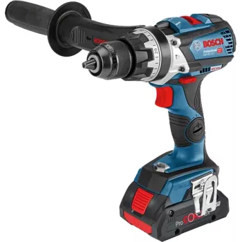 Bosch Professional GSB 18V-110 C κρουστικό δράπανο-κατσαβίδι μπαταρίας, 18 V, 2100 σ.α.λ., 2x ProCORE18V 4,0 Ah, φορτιστής, L-BOXX, μπλε/μαύρο