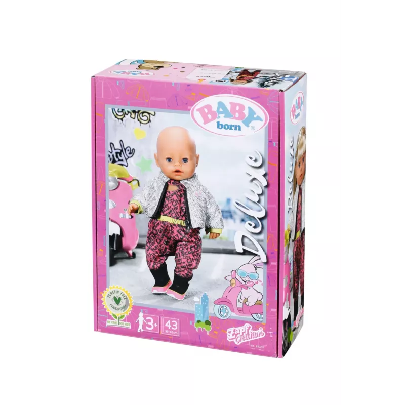 BABY born City Deluxe Scooter Combo Πατίνι κούκλας