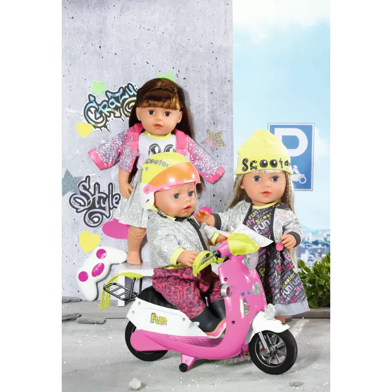 BABY born City Deluxe Scooter Combo Πατίνι κούκλας