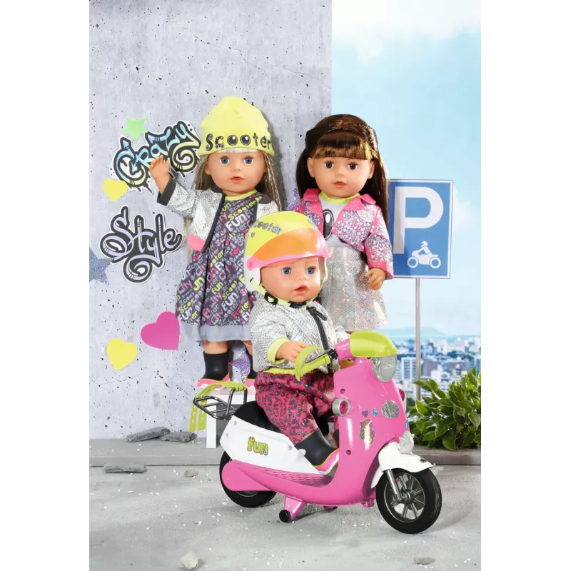 BABY born City Deluxe Scooter Combo Πατίνι κούκλας