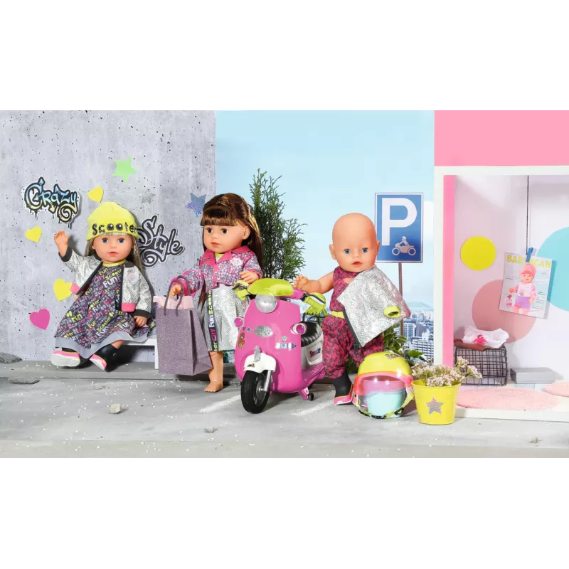 BABY born City Deluxe Scooter Combo Πατίνι κούκλας