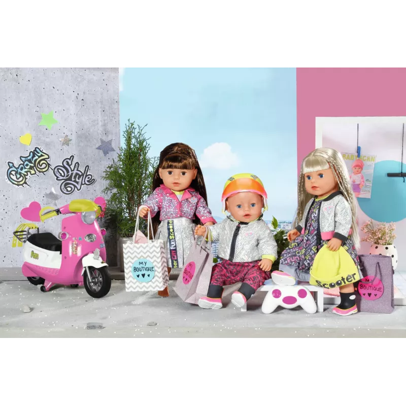 BABY born City Deluxe Scooter Combo Πατίνι κούκλας