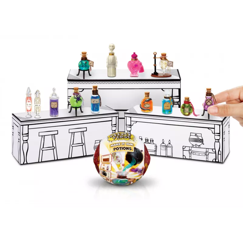 Miniverse - Harry Potter Make It Mini Potions, 8 έτος(-η), Πολύχρωμο, Πλαστικό, Ρητίνη