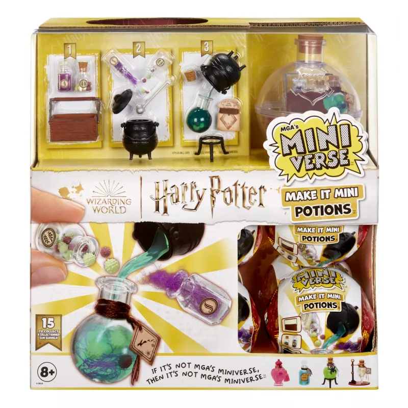 Miniverse - Harry Potter Make It Mini Potions, 8 έτος(-η), Πολύχρωμο, Πλαστικό, Ρητίνη
