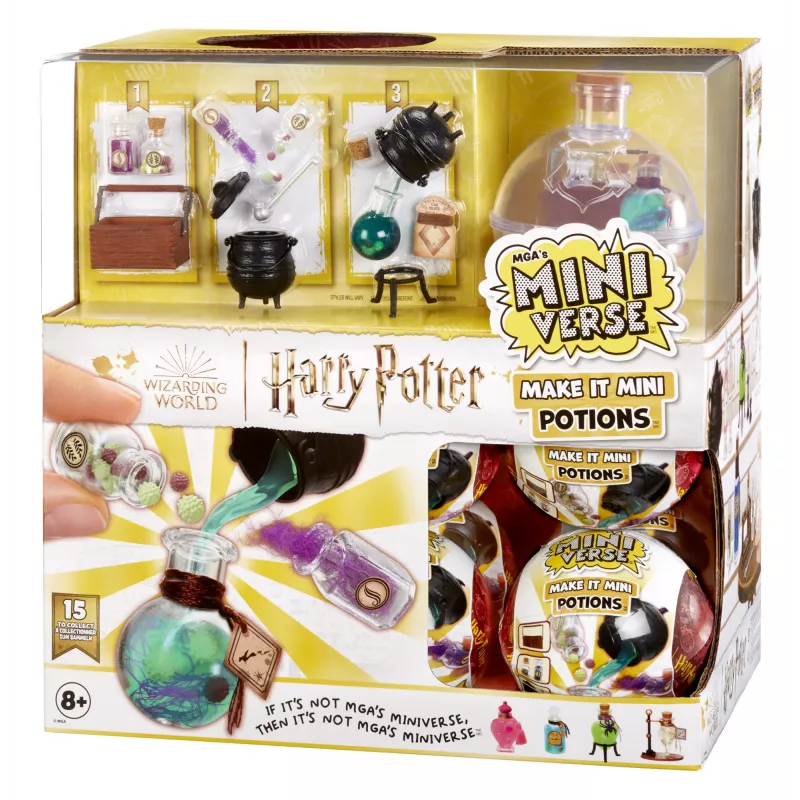 Miniverse - Harry Potter Make It Mini Potions, 8 έτος(-η), Πολύχρωμο, Πλαστικό, Ρητίνη