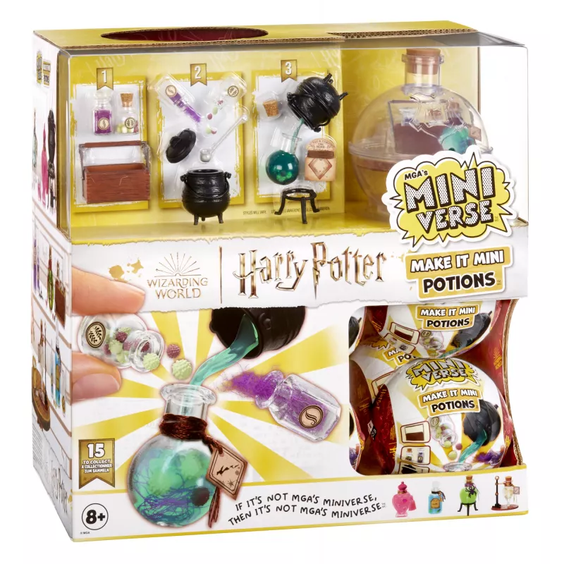 Miniverse - Harry Potter Make It Mini Potions, 8 έτος(-η), Πολύχρωμο, Πλαστικό, Ρητίνη