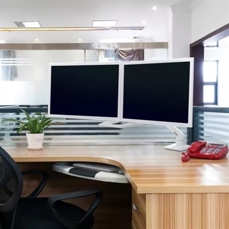 ERGOTRON Hx Desk Dual Monitor Arm Λευκό (45-476-216)