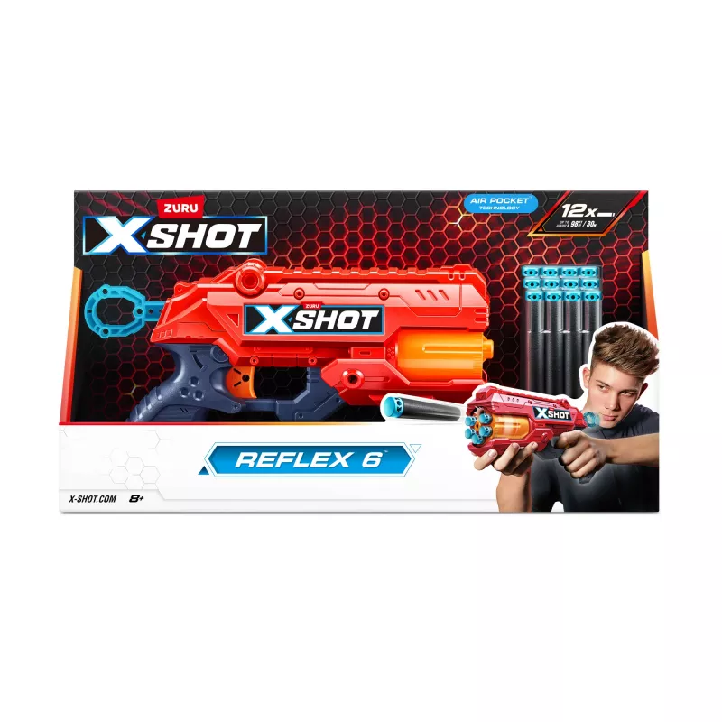 ZURU XSHOT Excel Reflex 6 εκτοξευτής βελών με βέλη