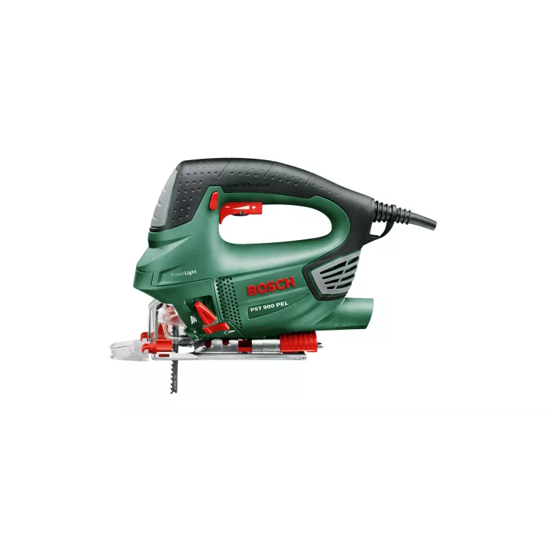Bosch PST 900 PEL εργαλείο κοπής σχημάτων (σέγα) με αιωρούμενη κίνηση, 620 W, διαδρομή 23 mm, με βαλίτσα, πράσινο/μαύρο