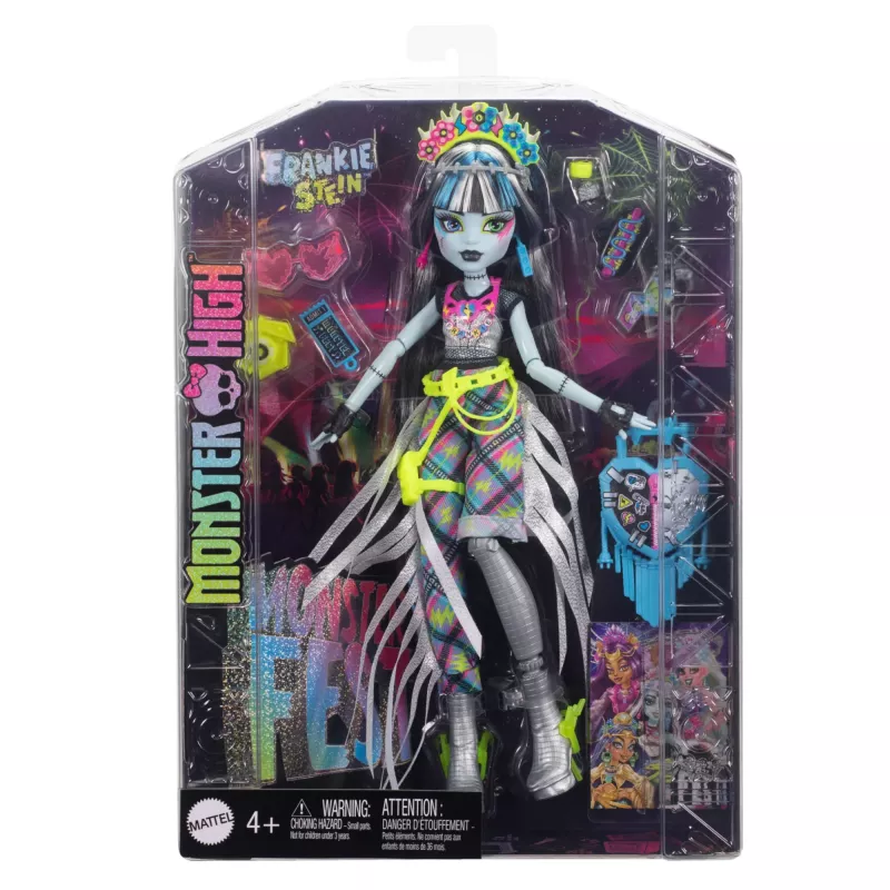 Κούκλα MATTEL Frankie Stein Monsterfest HXH79 — Συλλεκτική κούκλα μόδας Monster High