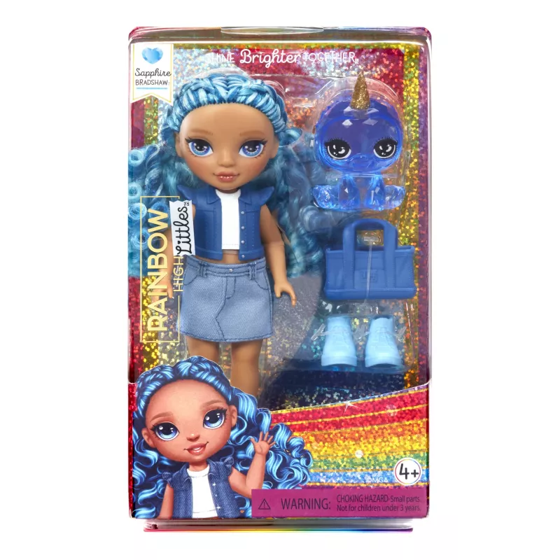 Κούκλες Rainbow High Littles – Sapphire (Μπλε), Κούκλα μόδας, Θηλυκό, 4 έτους, Αγόρι/Κορίτσι, Πολύχρωμο