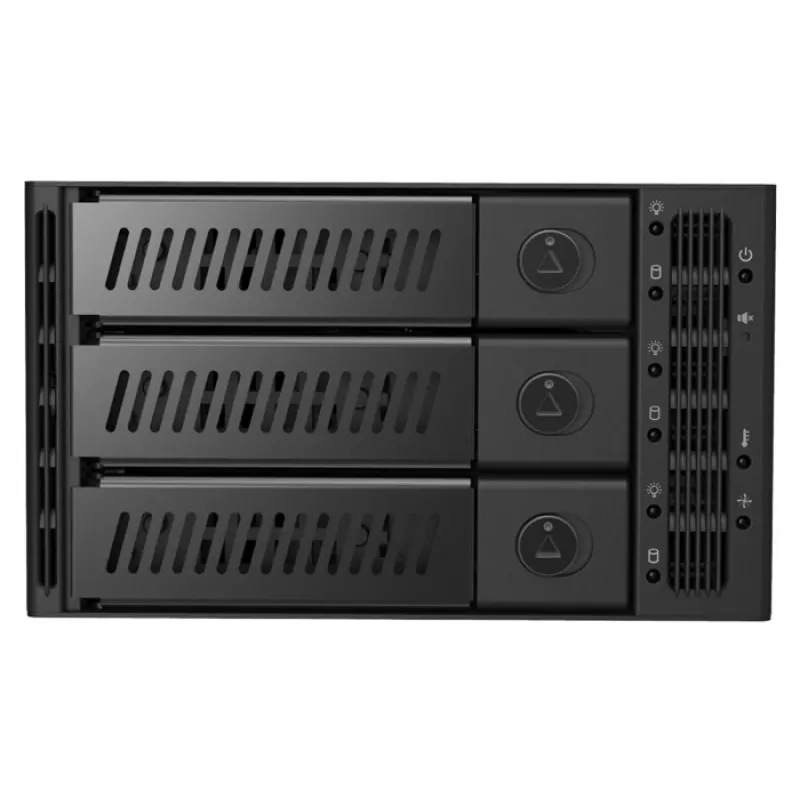 Chieftec CMR-2131SAS κάλυμμα θήκης δίσκου μαύρο