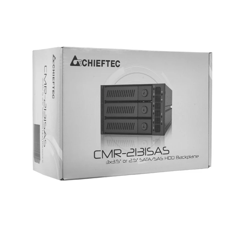 Chieftec CMR-2131SAS κάλυμμα θήκης δίσκου μαύρο