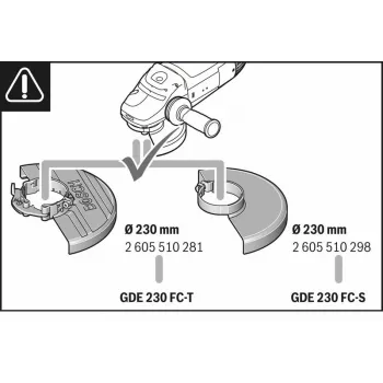 Απορρόφηση σκόνης Bosch GDE 230 FC-S Professional
