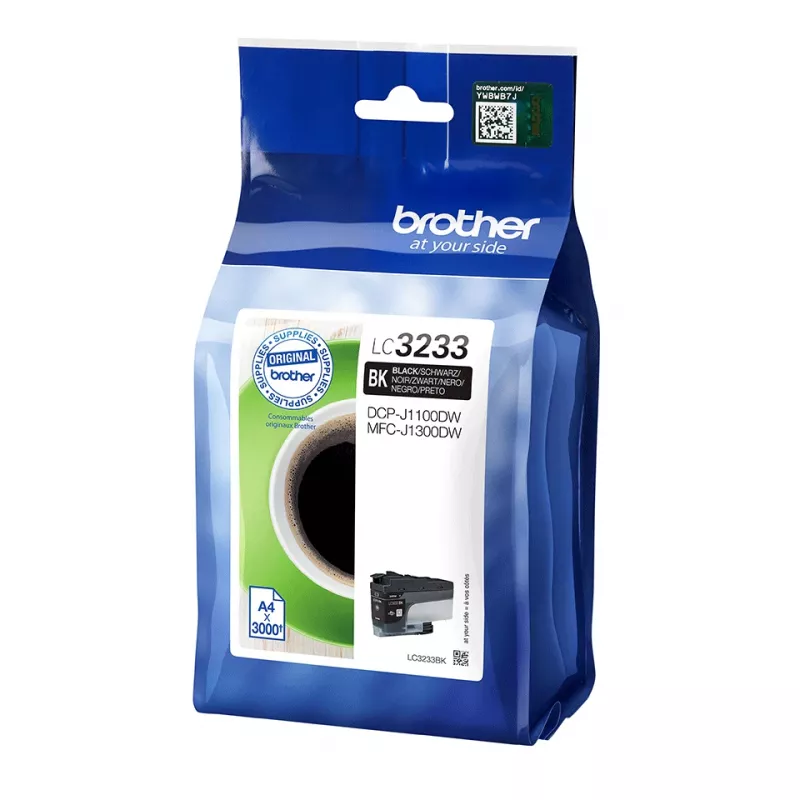Brother LC3233BK μελανοδοχείο 1 τεμ. γνήσιο τυπικής διάρκειας μαύρο