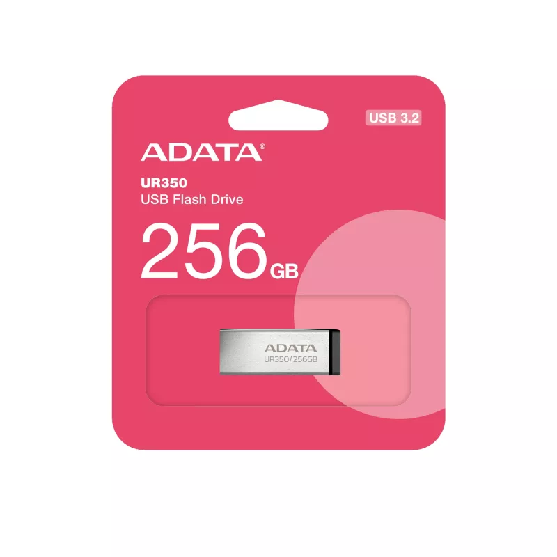 ADATA UR350 USB stick 256 GB USB Type-A 3.2 Gen 1 (3.1 Gen 1) μαύρο, ασημί