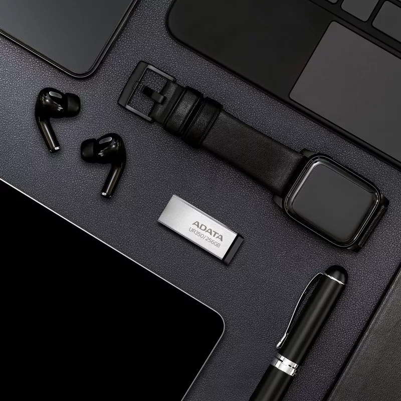 ADATA UR350 USB stick 256 GB USB Type-A 3.2 Gen 1 (3.1 Gen 1) μαύρο, ασημί