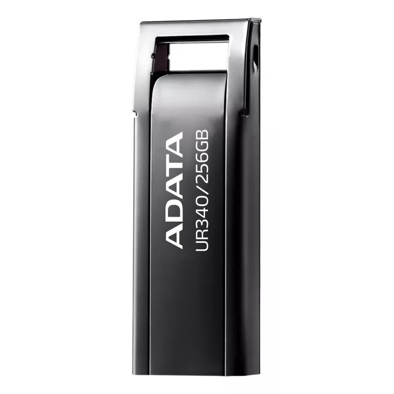 ADATA UR340 μονάδα flash USB 256 GB USB Type-A 3.2 Gen 1, ταχύτητα ανάγνωσης έως 100 MB/s, μαύρη