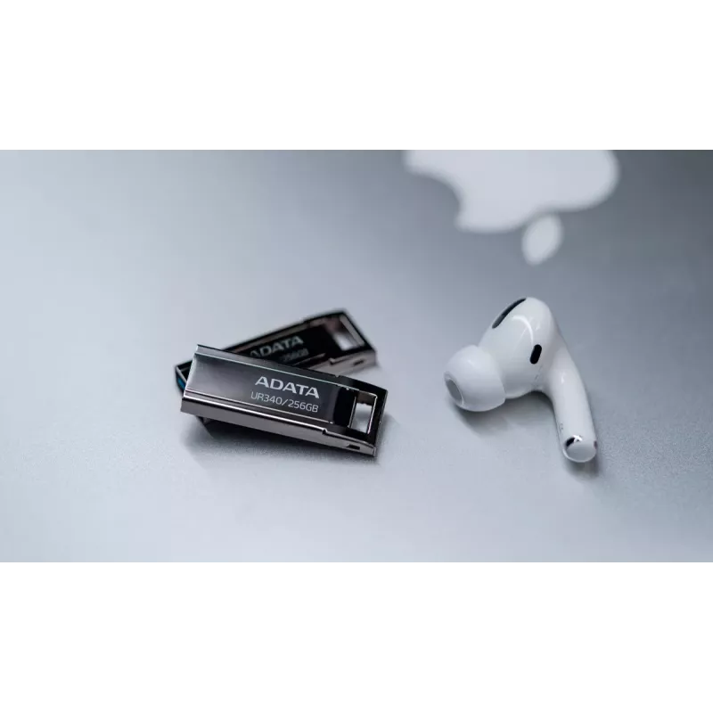 ADATA UR340 μονάδα flash USB 256 GB USB Type-A 3.2 Gen 1, ταχύτητα ανάγνωσης έως 100 MB/s, μαύρη