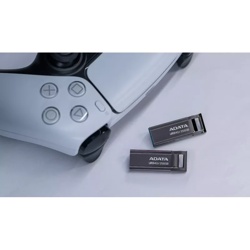 ADATA UR340 μονάδα flash USB 256 GB USB Type-A 3.2 Gen 1, ταχύτητα ανάγνωσης έως 100 MB/s, μαύρη