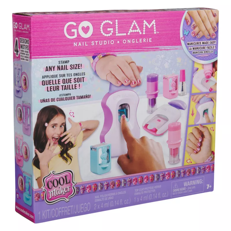 Nail Salon Spinmaster Cool Maker Go Glam 6070509 σετ σχεδίασης νυχιών DIY για παιδιά