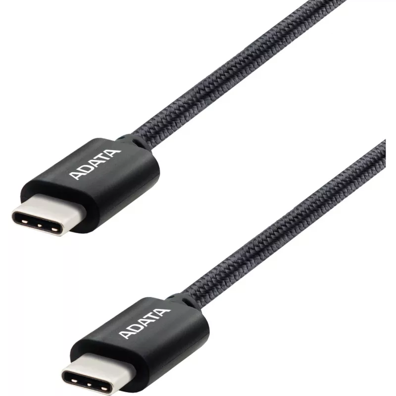 Καλώδιο USB-C σε USB-C ADATA CACC-100PN-BK, USB 2.0, 1 m, μαύρο