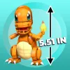 MEGA Pokémon Build & Show Charmander σετ παιχνιδιού κατασκευής, ύψος 10 cm,