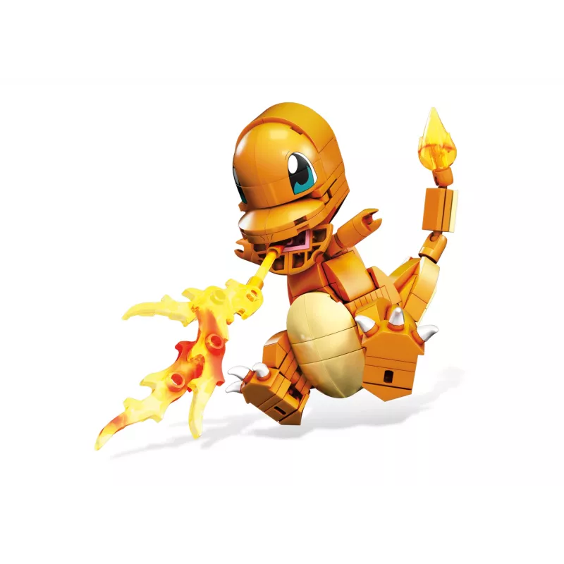 MEGA Pokémon Build & Show Charmander σετ παιχνιδιού κατασκευής, ύψος 10 cm,