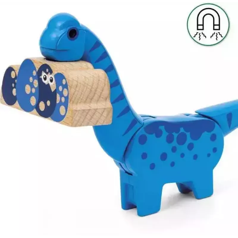 Τρένο BRIO Dinosaur Battery Train Πολύχρωμο Ξύλο 3+