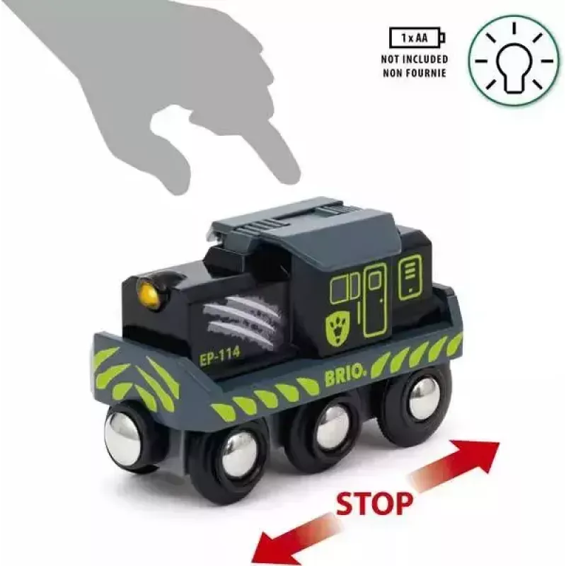 Τρένο BRIO Dinosaur Battery Train Πολύχρωμο Ξύλο 3+