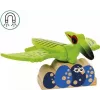 Τρένο BRIO Dinosaur Battery Train Πολύχρωμο Ξύλο 3+
