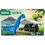 Τρένο BRIO Dinosaur Battery Train Πολύχρωμο Ξύλο 3+