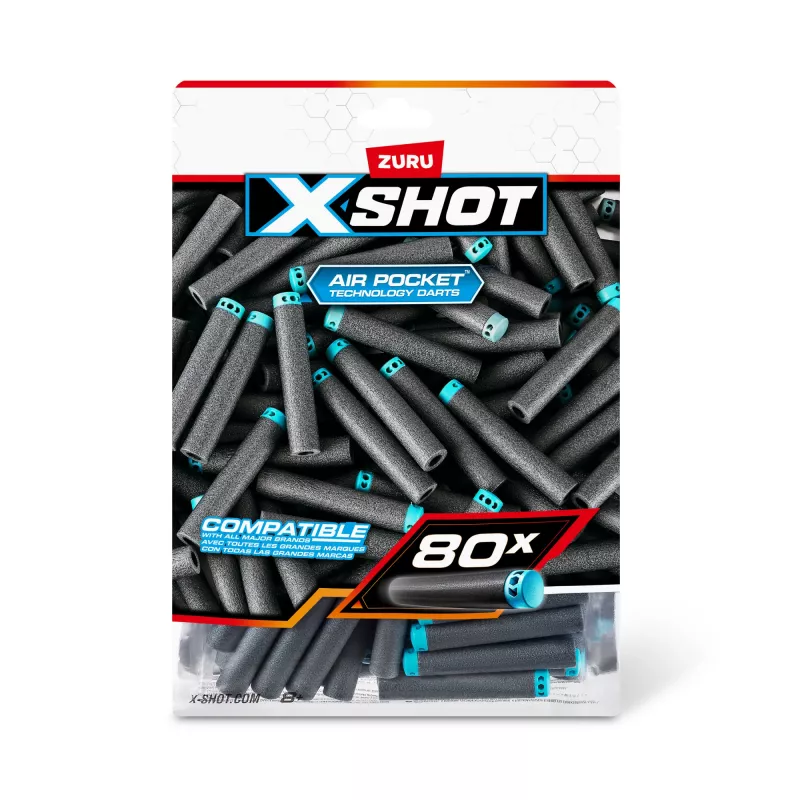 XSHOT Excel Ανταλλακτικά βέλη (80 βέλη) ZURU