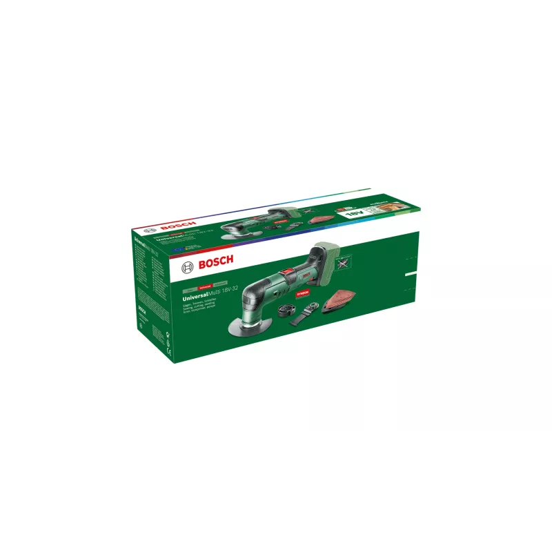 Bosch UniversalMulti 18V-32 μαύρο, πράσινο 19000 OPM