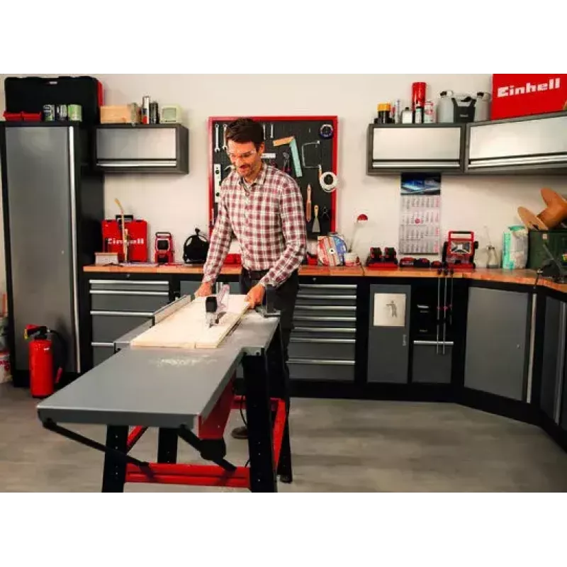 Einhell TC-TS 315 U 4340556 δισκοπρίονο πάγκου, 1800 W, λεπίδα 315 mm, βάθος κοπής 85 mm, 2950 σ.α.λ., κόκκινο/μαύρο