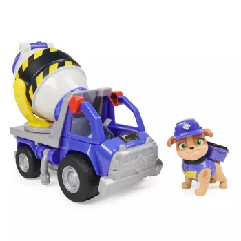 Rubble & Crew, φορτηγό παιχνίδι μπετονιέρας Mix’s με φιγούρα δράσης και κινούμενα εξαρτήματα, παιχνίδι για παιδιά από 3 ετών
