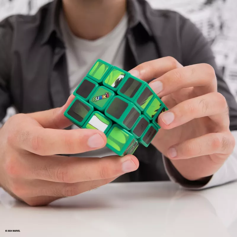 Spin Master Rubik's - Cubers 3x3 Hulk, παιχνίδι επιδεξιότητας