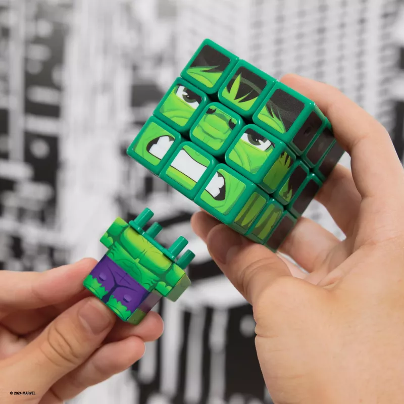 Spin Master Rubik's - Cubers 3x3 Hulk, παιχνίδι επιδεξιότητας